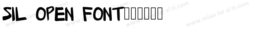 SIL Open Font字体转换